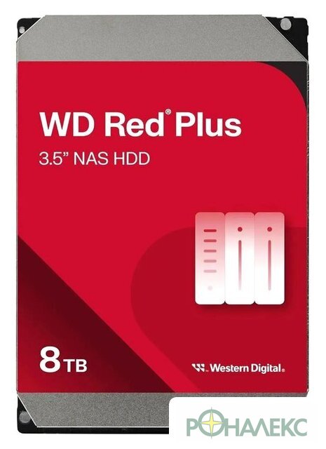 Жесткий диск WD Red Plus 8TB WD80EFPX - фото