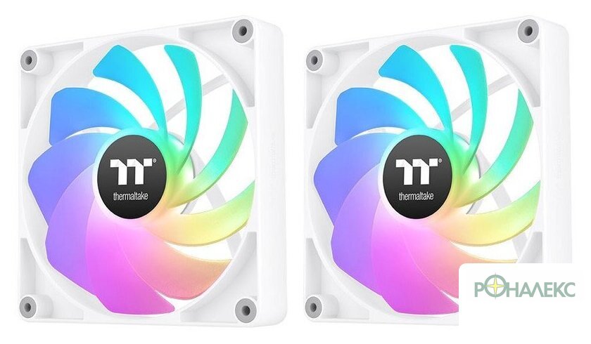 Комплект вентиляторов для корпуса Thermaltake CT120 Sync Reverse ARGB 2-Fan Pack CL-F175-PL12SW-A - фото