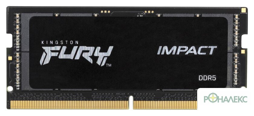 Оперативная память Kingston FURY Impact 16ГБ DDR5 SODIMM 6000 МГц KF560S38IB-16 - фото