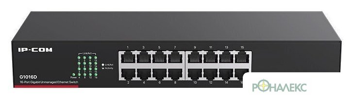 Неуправляемый коммутатор IP-COM G1016D - фото