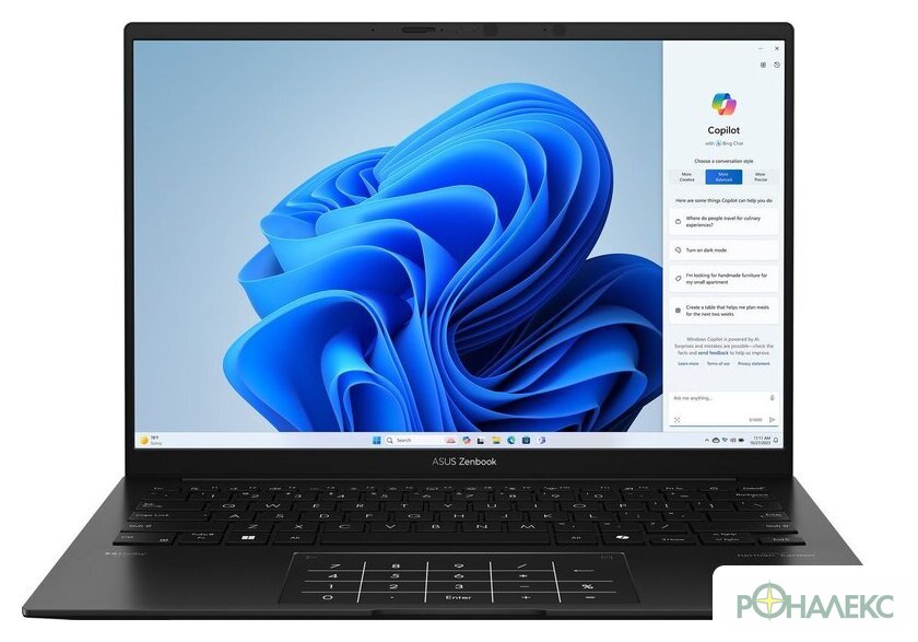Ноутбук ASUS Zenbook 14 OLED UM3406KA-QD331 - фото