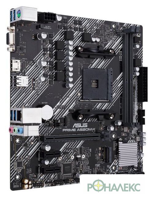 Материнская плата ASUS Prime A520M-K - фото2