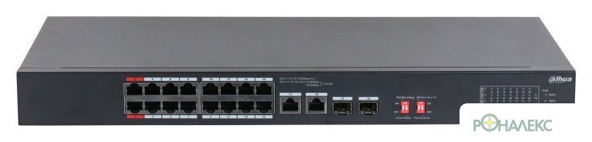 Неуправляемый коммутатор Dahua DH-S3218-16ET-190 - фото