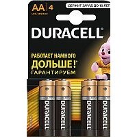 Батарейка DURACELL LR6/MN1500/AA 4BP 4 шт