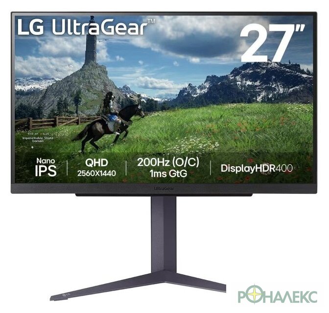 Игровой монитор LG UltraGear 27GS85Q-B - фото