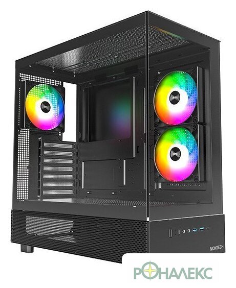 Корпус Montech XR (черный) - фото