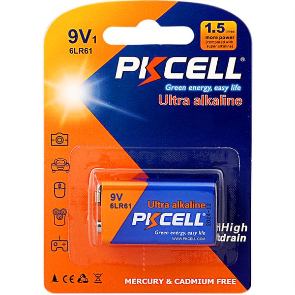 Батарейка PKCELL 6LR61-1B- фото