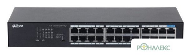 Неуправляемый коммутатор Dahua DH-S3024-24GT - фото