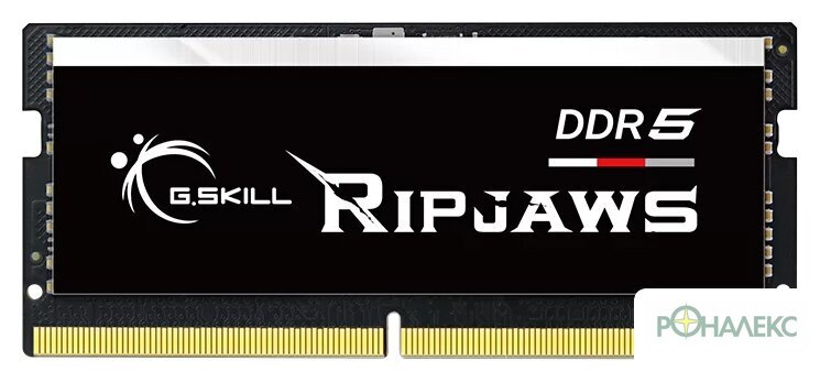 Оперативная память G.Skill Ripjaws 32ГБ DDR5 SODIMM 5600МГц F5-5600S4040A32GX1-RS - фото