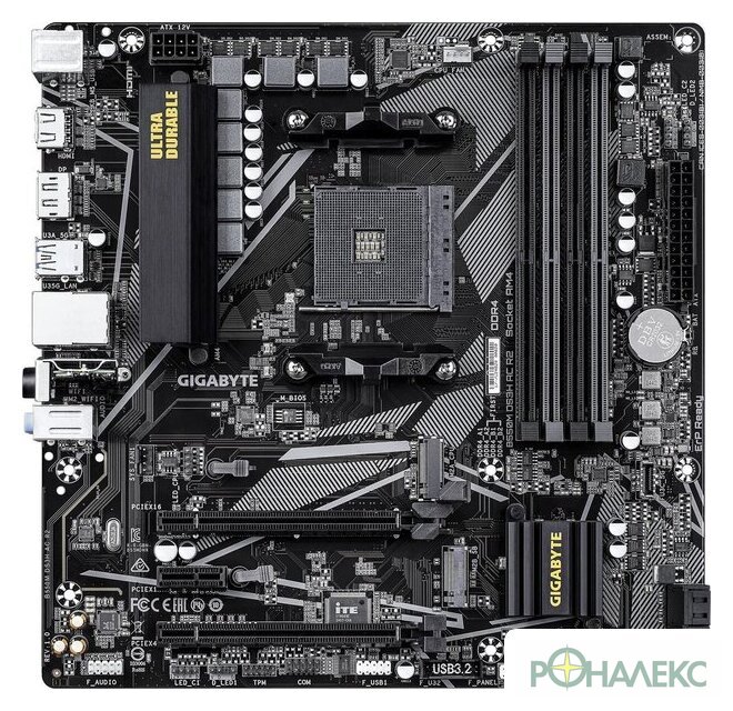 Материнская плата Gigabyte B550M DS3H AC R2 - фото