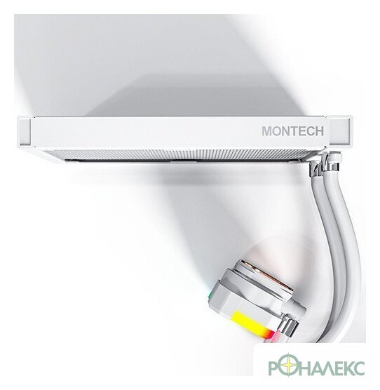 Система жидкостного охлаждения для процессора Montech HyperFlow ARGB 240 (белый) - фото4