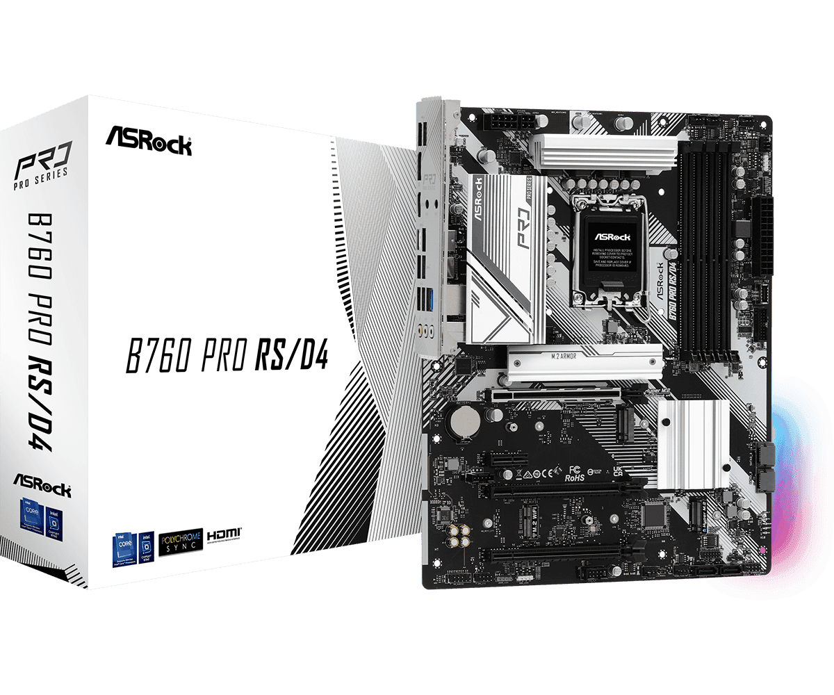 Материнская плата ASRock B760 PRO RS- фото