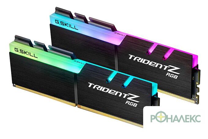 Оперативная память G.Skill Trident Z RGB 2x16GB DDR4 PC4-25600 F4-3200C16D-32GTZR - фото