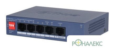 Управляемый коммутатор 2-го уровня Dahua DH-CS4005-4ET1GT-36 - фото2