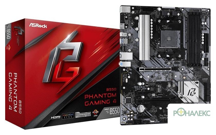 Материнская плата ASRock B550 Phantom Gaming 4 - фото2