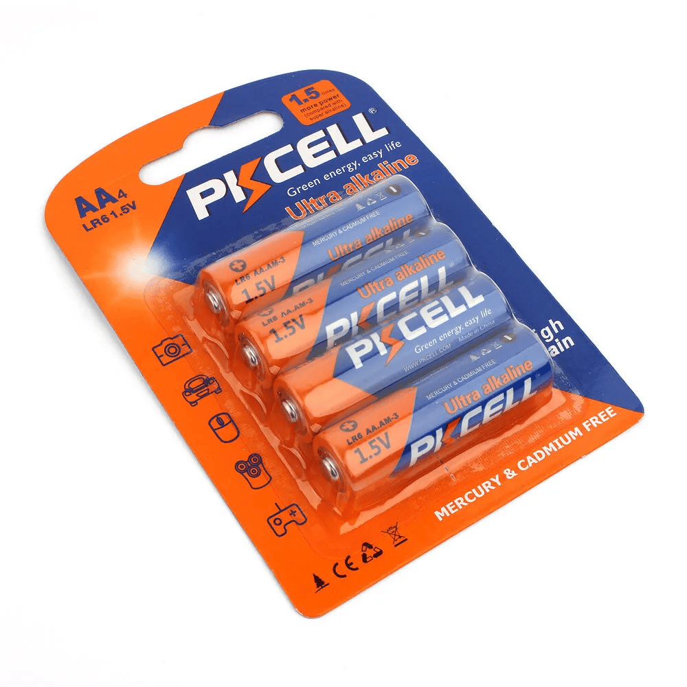Батарейка PKCELL LR6-4B (4 шт в блистере)- фото