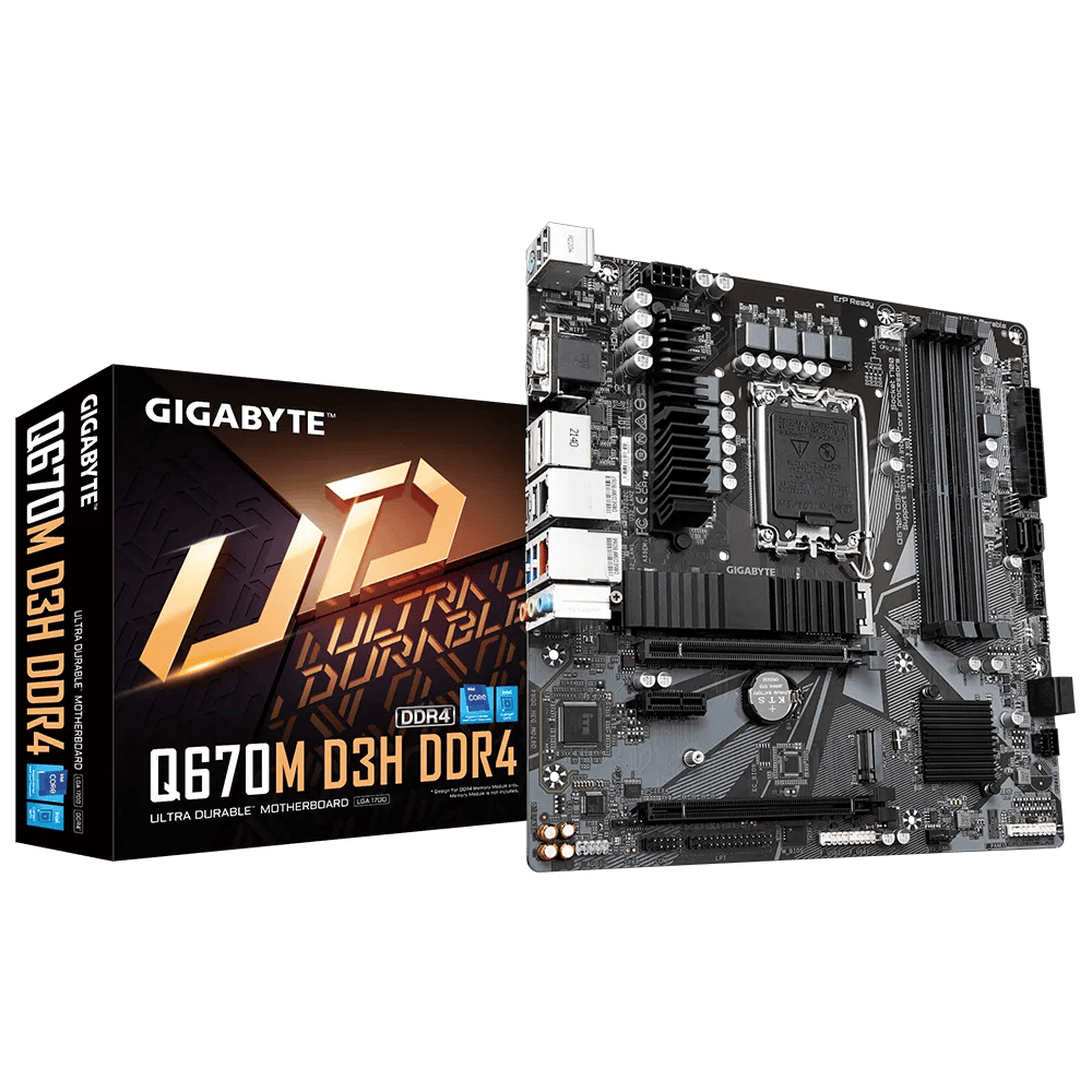 Материнская плата Gigabyte Q670M D3H DDR4- фото