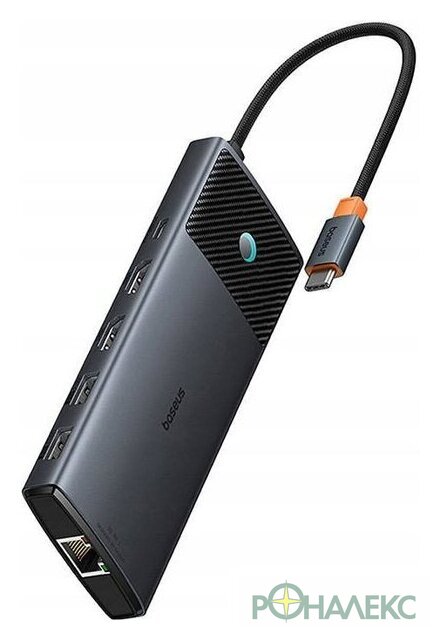 Док-станция Baseus Metal Gleam Series II 10-in1 USB Hub B00061800123-00 - фото4