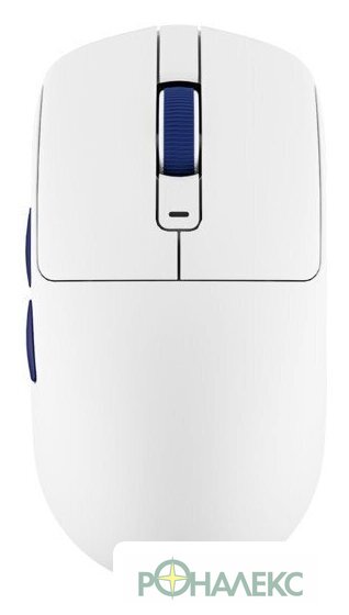 Игровая мышь Royal Kludge M30 (белый/синий) - фото