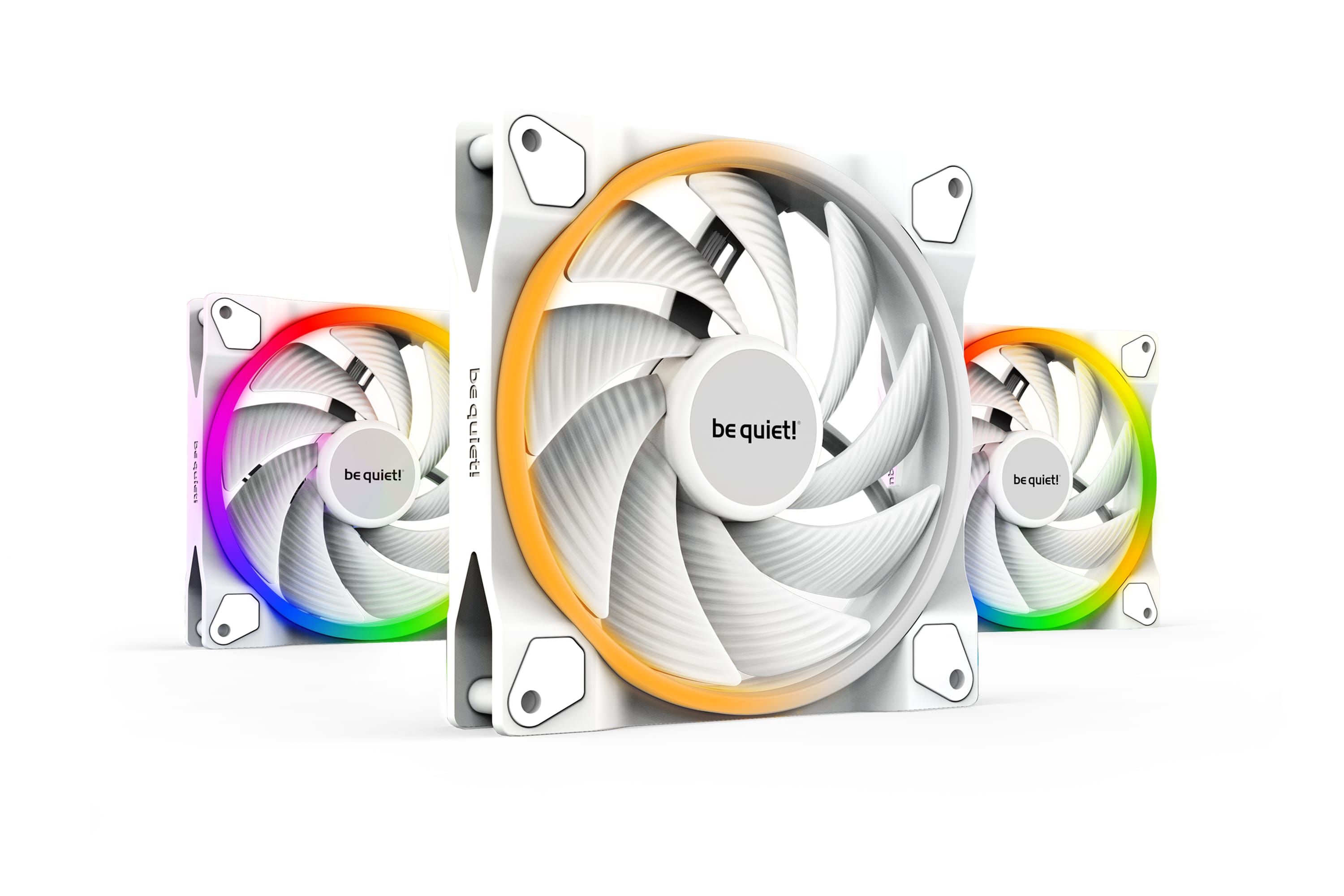 Набор вентиляторов be quiet! Light Wings White 140mm PWM high-speed (BL103)- фото