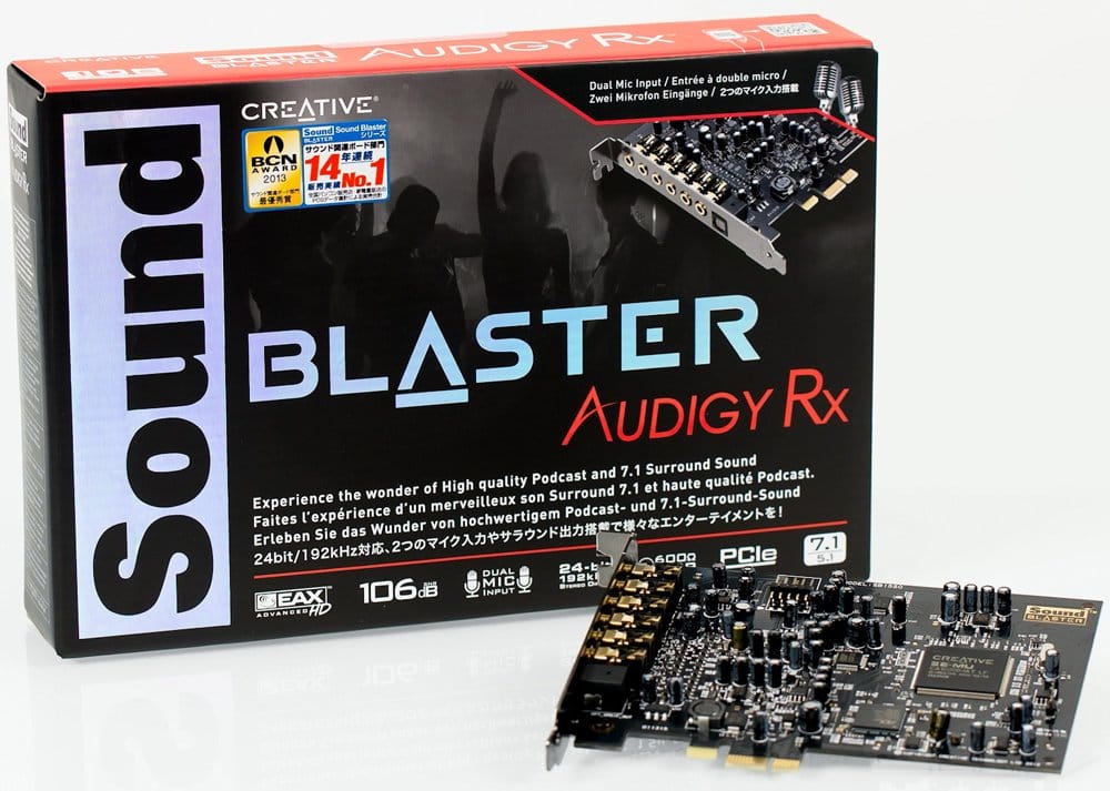 Звуковая карта Creative SB Audigy Rx (SB1550 PCI-E)- фото