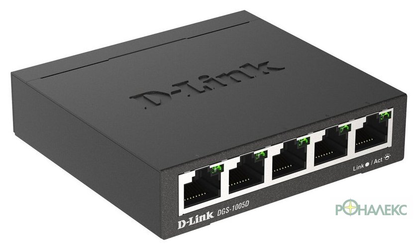 Неуправляемый коммутатор D-Link DGS-1005D/R1A - фото2