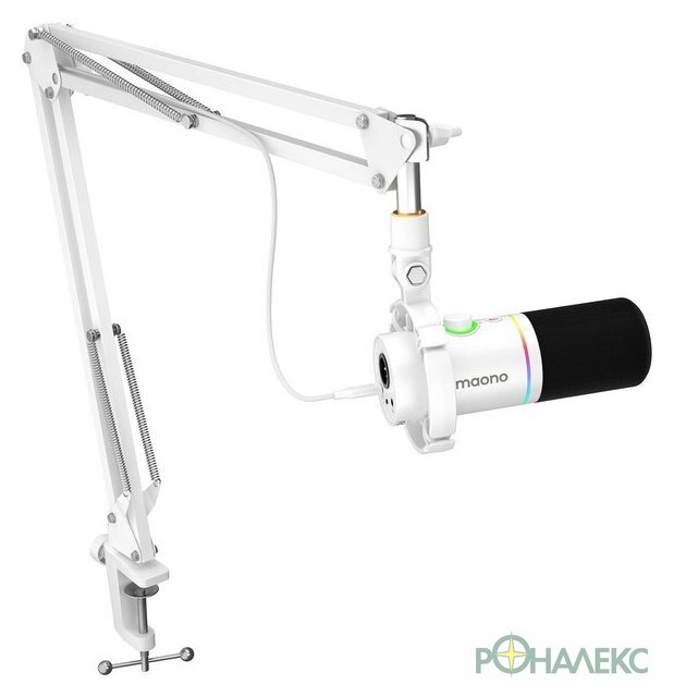 Проводной микрофон Maono PD200XS (белый) - фото3