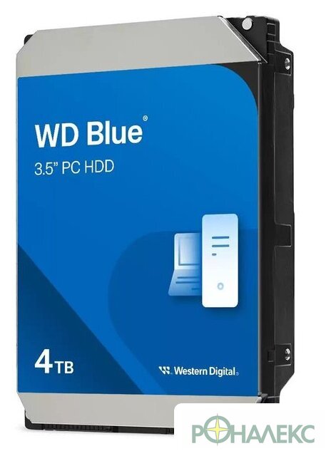 Жесткий диск WD Blue 4TB WD40EZZX - фото