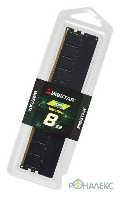Оперативная память BIOSTAR 8ГБ DDR4 3200 МГц - фото