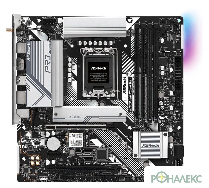 Материнская плата ASRock B760M Pro RS/D4 WiFi - фото