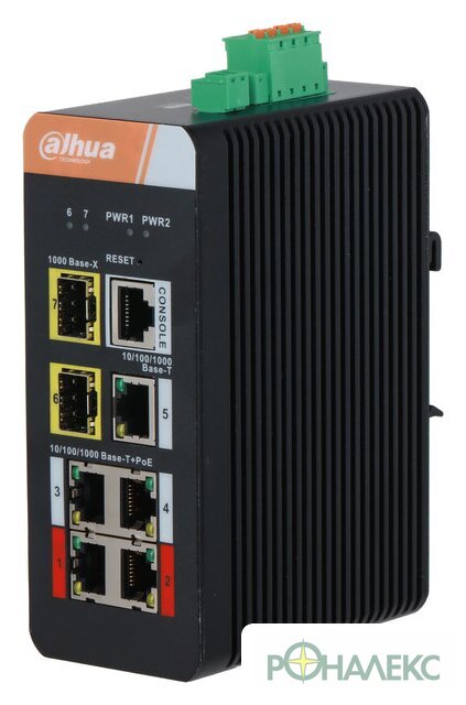 Управляемый коммутатор 2-го уровня Dahua DH-IS4207-4GT-120 - фото