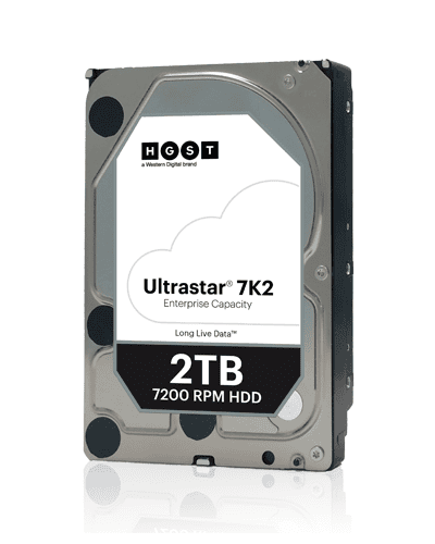 Жесткий диск 2Tb HGST Ultrastar 7K2 (HUS722T2TALA604) (SATA-6Gb/s, 7200rpm, 128Mb)