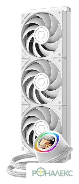 Система жидкостного охлаждения для процессора ID-Cooling FX360 LCD PE White - фото3