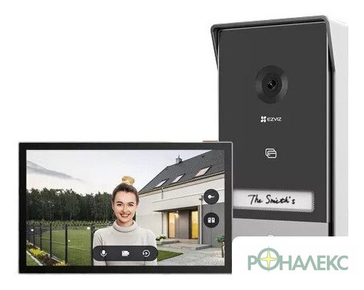 Комплект видеодомофона Ezviz HP7 2K CS-HP7-R100-1W2TFC - фото