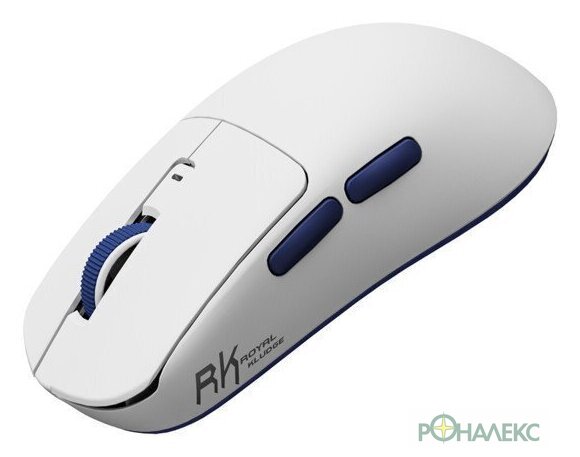 Игровая мышь Royal Kludge M30 (белый/синий) - фото3