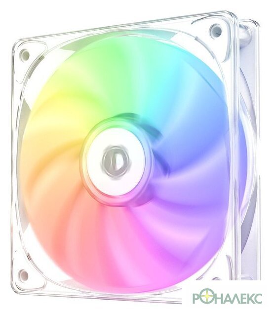 Вентилятор для корпуса ID-Cooling Crystal 120 White ARGB - фото