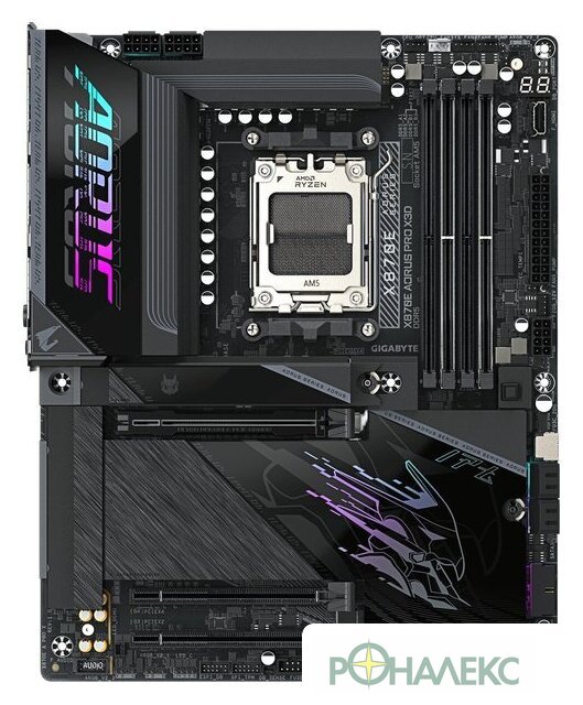Материнская плата Gigabyte X870E Aorus Pro X3D - фото