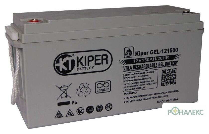 Аккумулятор для ИБП Kiper GEL-121500 (12В/150 А·ч) - фото
