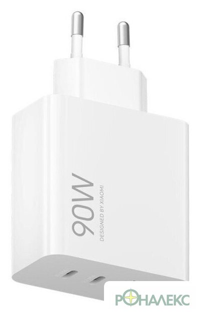 Сетевое зарядное Xiaomi 90W HyperCharge Power Adapter 3-Port MDY19-EK (международная версия) - фото
