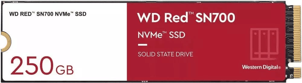 Жесткий диск SSD 250Gb Western Digital Red SN700 (WDS250G1R0C)- фото