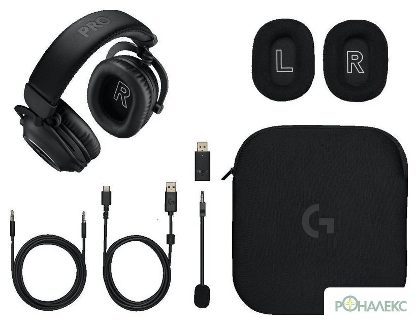 Наушники Logitech G Pro X 2 Lightspeed (черный) - фото4