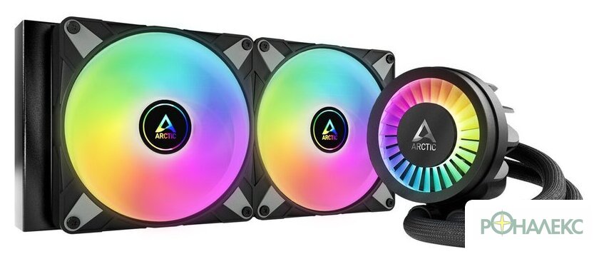 Система жидкостного охлаждения для процессора Arctic Liquid Freezer III 280 A-RGB Black ACFRE00143A - фото