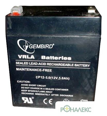 Аккумулятор для ИБП Gembird BAT-12V5AH - фото
