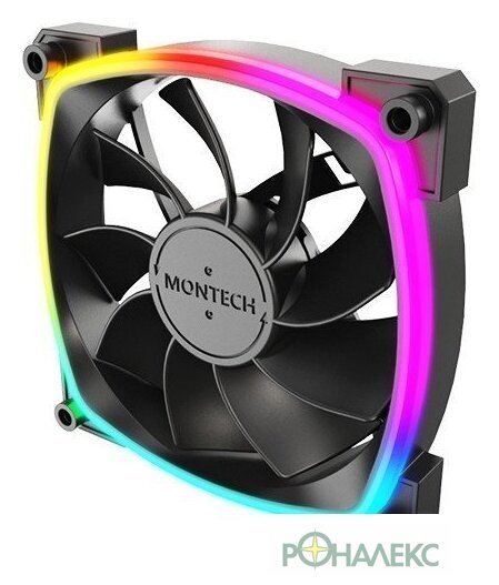 Вентилятор для корпуса Montech RX120 PWM (черный) - фото3