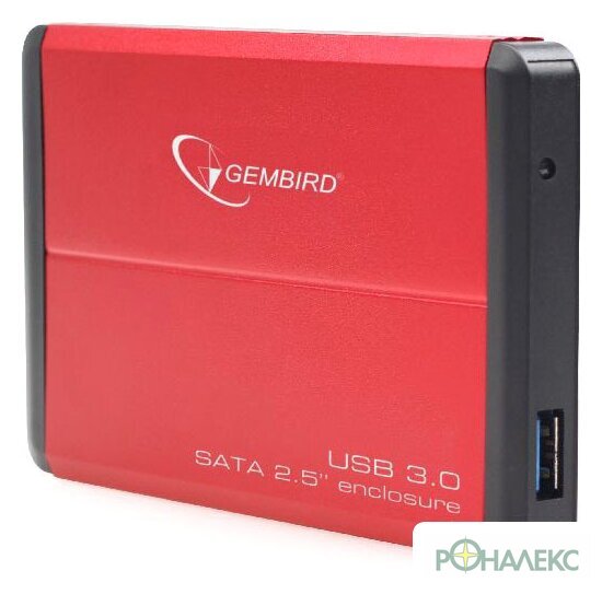 Бокс для накопителей 2.5" Gembird EE2-U3S-2-R - фото2