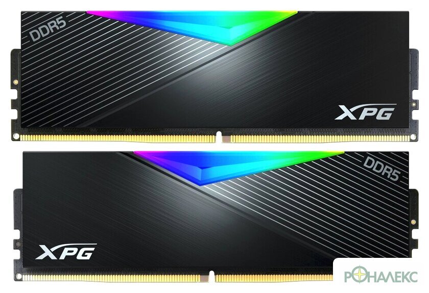 Оперативная память ADATA XPG Lancer RGB 2x16ГБ DDR5 6400 МГц AX5U6400C3216G-DCLARBK - фото