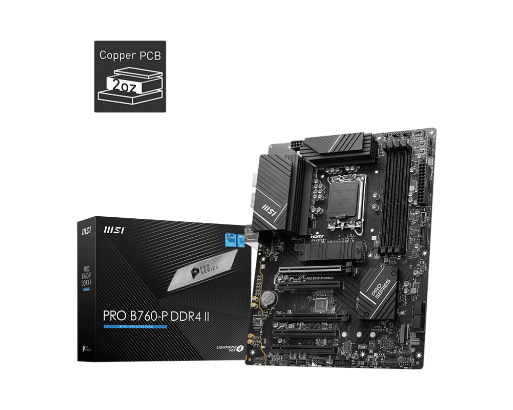 Материнская плата MSI Pro B760-P DDR4 II- фото