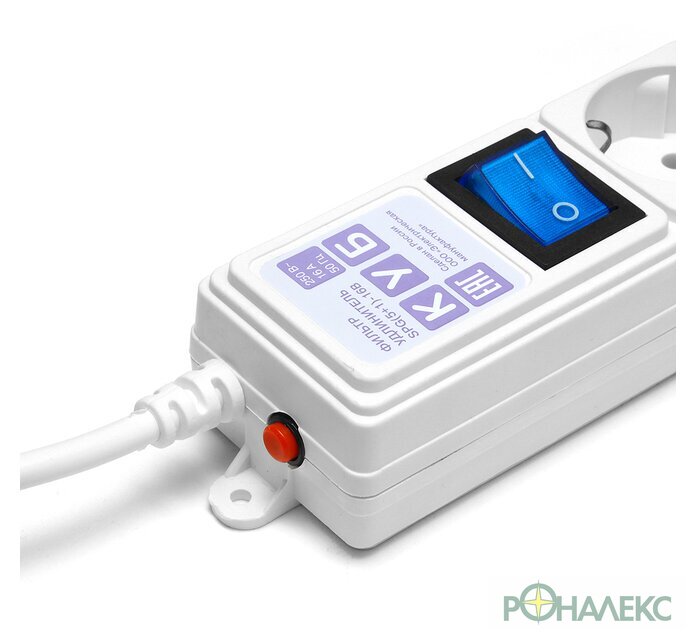 Сетевой фильтр Power Cube Куб SPG(5+1)-16B, 6 розеток, белый [SPG(5+1)-16B-1,9М] - фото3