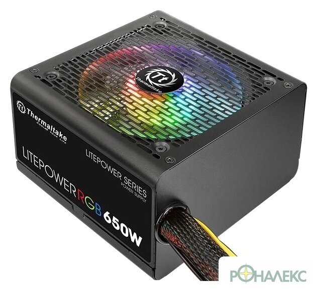 Блок питания Thermaltake Litepower RGB 650W LTP-650AL2NK - фото