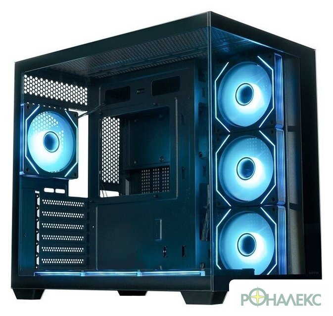 Корпус XASTRA QW500 7ARGB-C10-UC (черный) - фото2